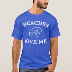 Setzt Liebe ich lustig auf den Strand T-Shirt