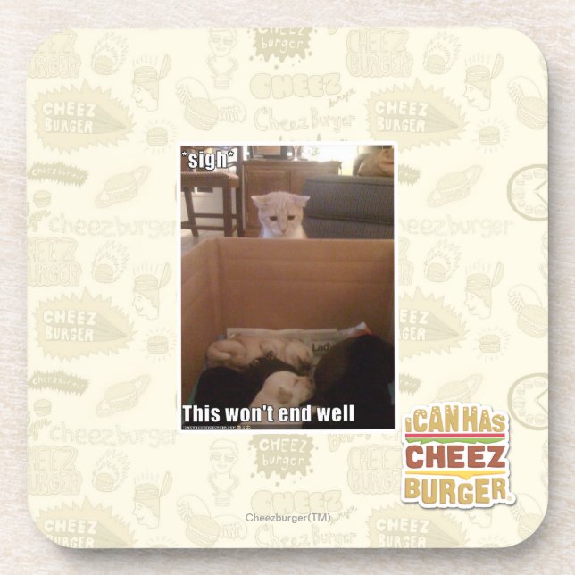 Seufzer Getränkeuntersetzer (Vorderseite)