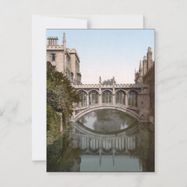 Seufzerbrücke in Cambridge, England (c. 1900) Postkarte