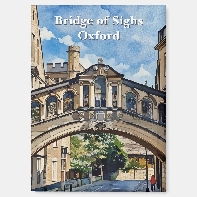 Seufzerbrücke in Oxford Magnet (Vorderseite)