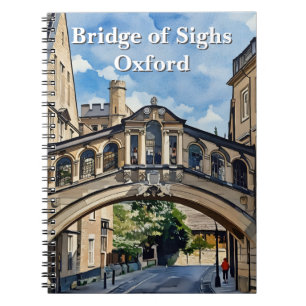 Seufzerbrücke in Oxford Notizblock