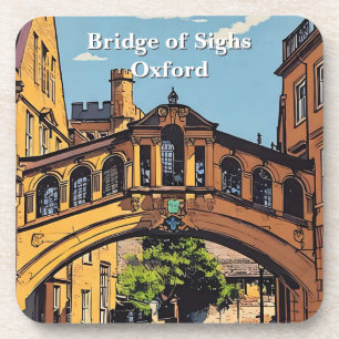 Seufzerbrücke in Oxford Poster Paint Getränkeuntersetzer