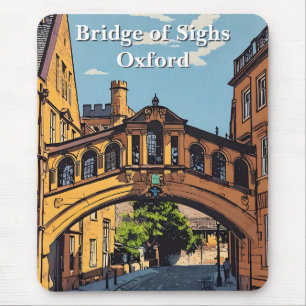 Seufzerbrücke in Oxford Poster Paint Mousepad