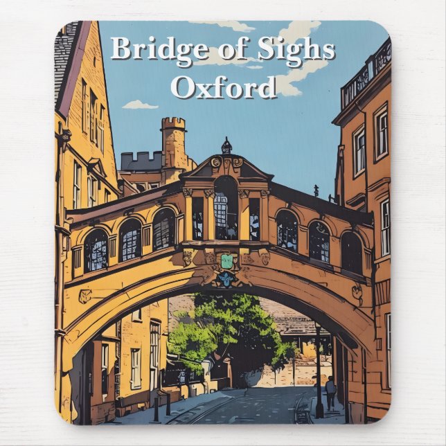 Seufzerbrücke in Oxford Poster Paint Mousepad (Vorne)