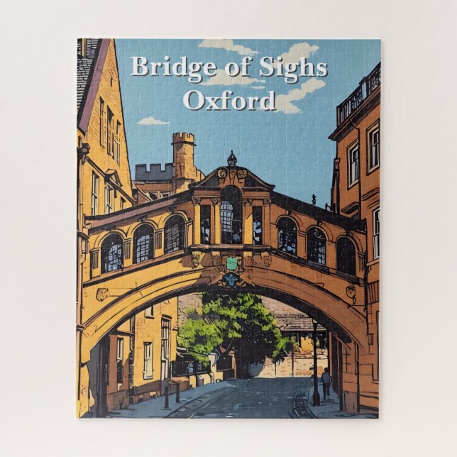 Seufzerbrücke in Oxford Poster Paint Puzzle (Vertikal)