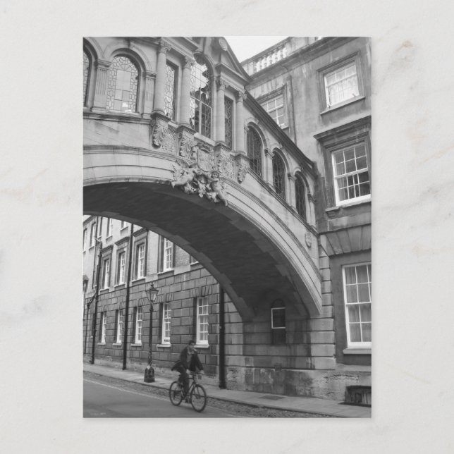 Seufzerbrücke, Oxford Postkarte (Vorderseite)