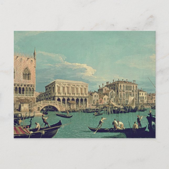 Seufzerbrücke, Venedig c.1740 Postkarte (Vorderseite)