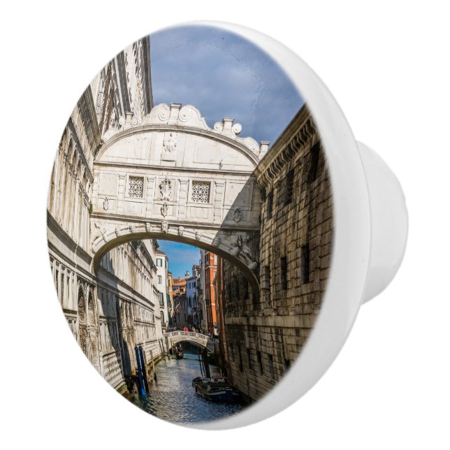 Seufzerbrücke, Venezia, Italien Keramikknauf (Rechts)