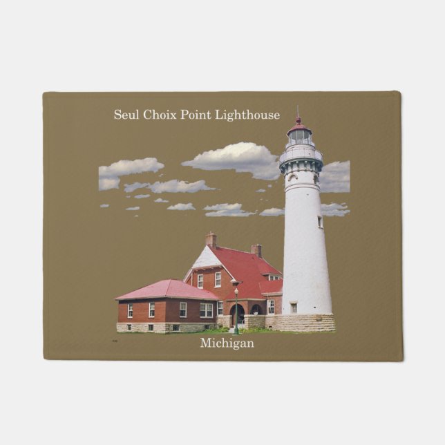 Seul Choix Point Leuchtturm schneidet Türmatte (Vorderseite)