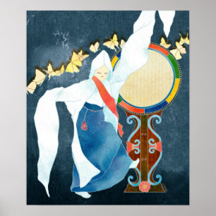 Seung Mu, koreanischer Mönchtanz Poster