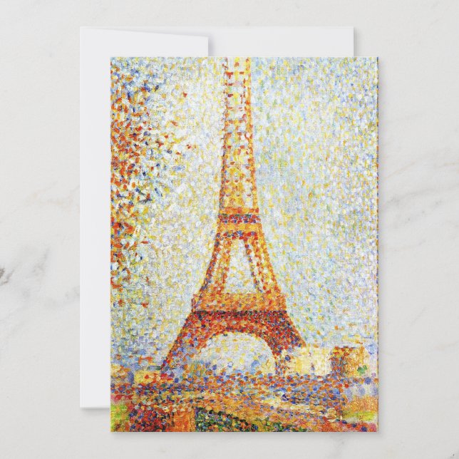 Seurat: Der Eiffelturm (Vorderseite)