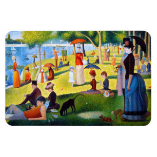 Seurat: Ein Sonntag am La großes Jatte Magnet