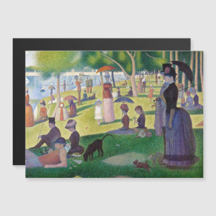 Seurat - Ein Sonntag auf La Grande Jatte Magnetkar Magnetkarte