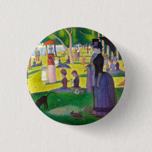 Seurat La Grande Jatte Button