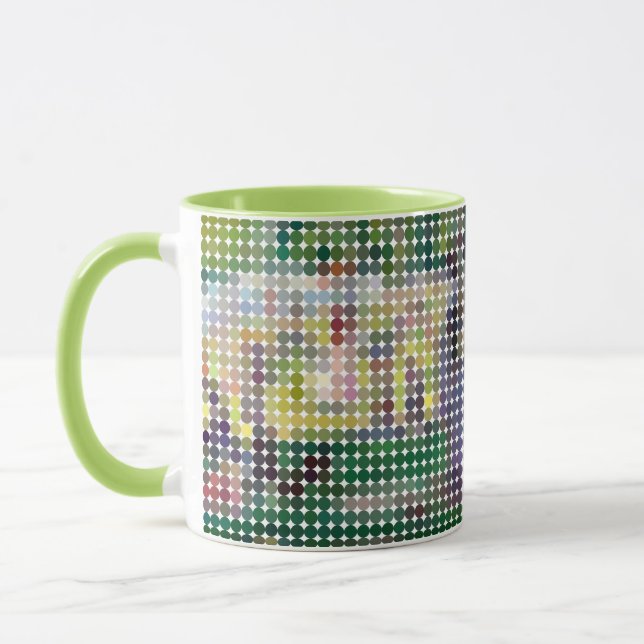 Seurat "La Grande Jatte" Pixel dot Tasse (Links)