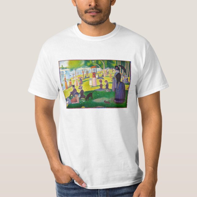 Seurat La Grande Jatte T - Shirt (Vorderseite)