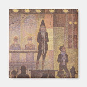 Seurat Malerei - die Zirkus-Parade Magnet