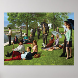Seurat Office Edition Poster