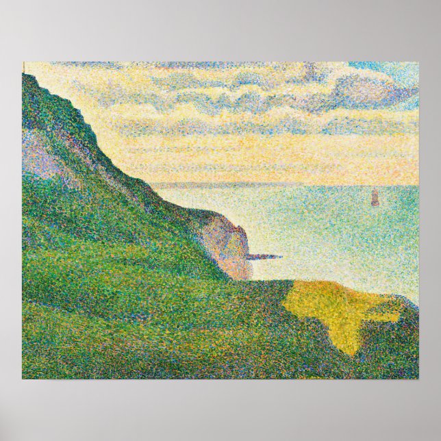 Seurat Port-en-Bessin Seascape Poster (Vorne)