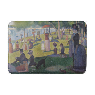 Seurat Sonntag La Grande Jatte Kunstwerk Badematte