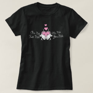 Seuss Valentine  Ein Fisch zwei Fische T-Shirt