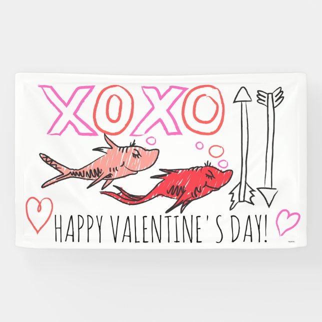 Seuss Valentine| XOXO Design Banner (Horizontal)