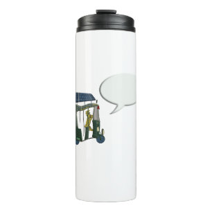 SEV-Solarkraftfahrzeug Rickshaw mit Antrieb Thermosbecher