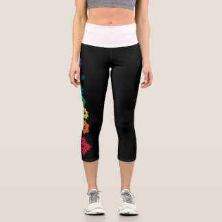 Seven Chakras 7 Capri Leggings