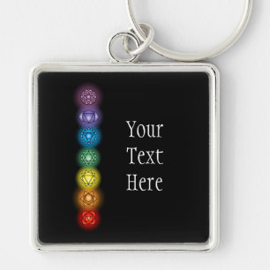 Seven Chakras Premium Schlüsselanhänger