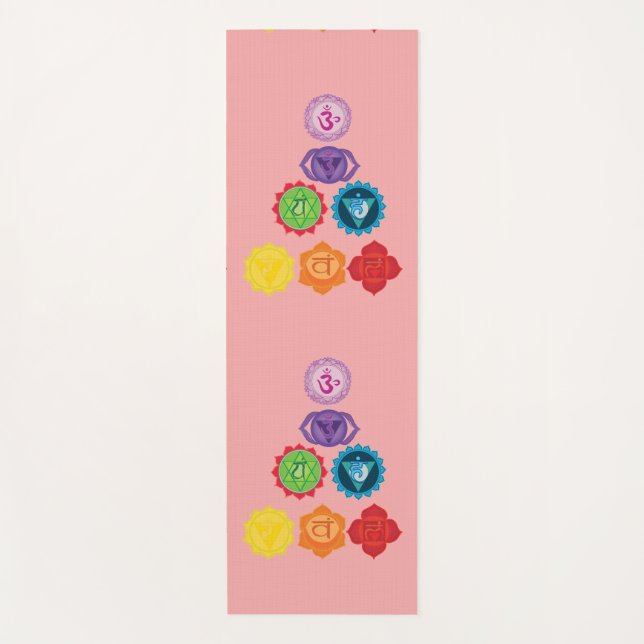 Seven Chakras Yoga Mat Yogamatte (Vorderseite)