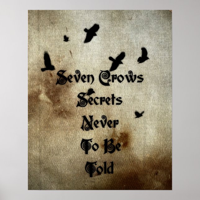 Seven Crows Poster (Vorne)