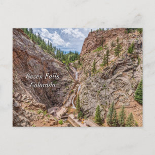 Seven Falls Colorado Postcard Postkarte