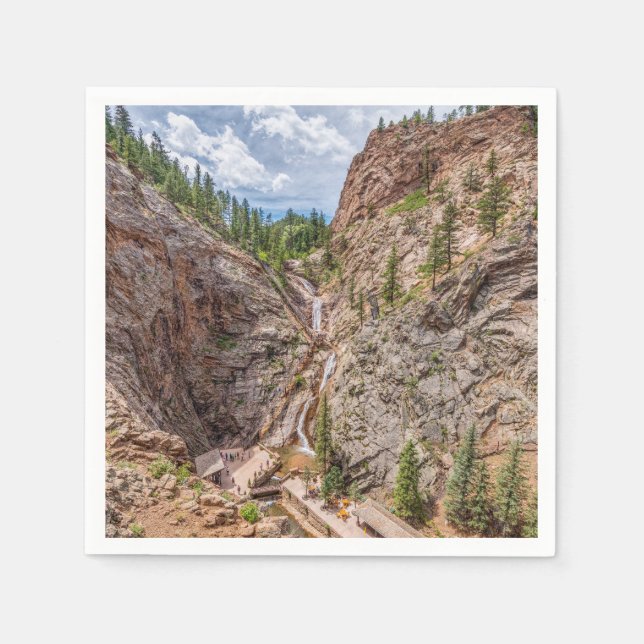 Seven Falls Colorado Serviette (Vorderseite)