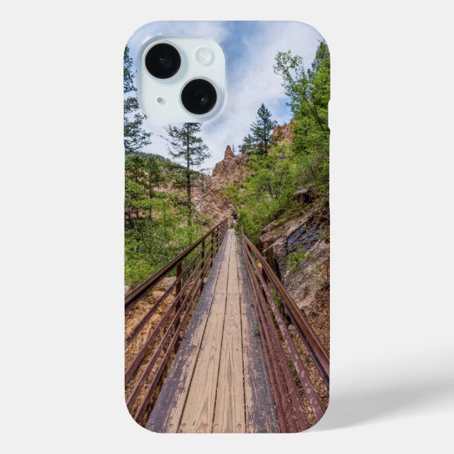 Seven Falls Walkway Bridge iPhone Case (Rückseite)