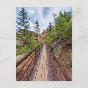 Seven Falls Walkway Bridge Postcard Postkarte