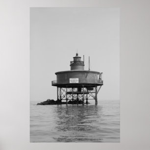 Seven Foot Knoll Leuchtturm Poster