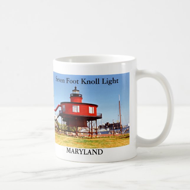 Seven Foot Knoll Light, Maryland Tasse (Rechts)