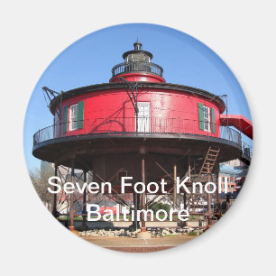 Seven Foot Knoll Lighthouse Magnet