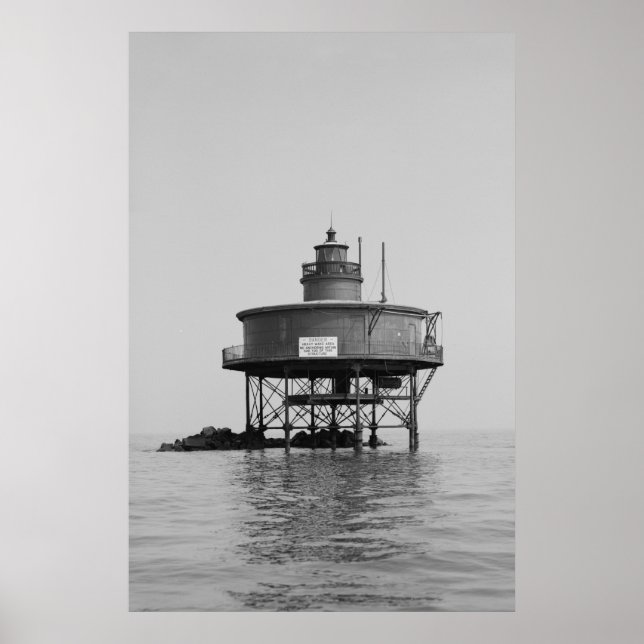 Seven Foot Knoll Lighthouse Poster (Vorne)