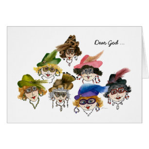 Seven Funny Ladys diskutieren Kaffee und Wein