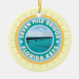 Seven Mile Bridge Florida Keys Keramikornament