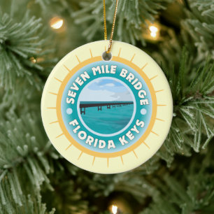 Seven Mile Bridge Keramikornament