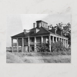 Seven Oaks Plantation, Westwego LA Postcard Postkarte