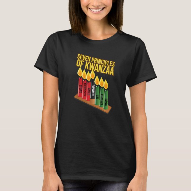 Seven Principles of Kwanzaa Premium T-Shirt (Vorderseite)
