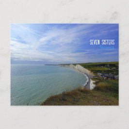 Seven Sisters, Sussex, UK Postkarte