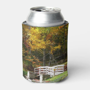 Seven Springs Fall Bridge I Herbst Landschaft Dosenkühler