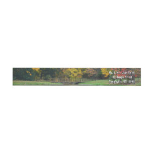 Seven Springs Fall Bridge II Herbstlandschaft