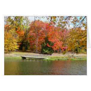 Seven Springs Fall Bridge III Herbstlandschaft