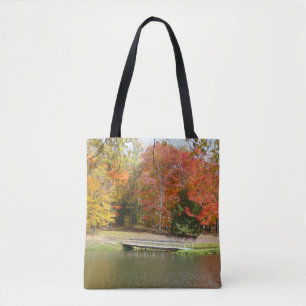 Seven Springs Fall Bridge III Herbstlandschaft