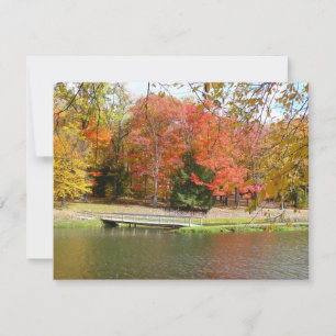 Seven Springs Fall Bridge III Herbstlandschaft